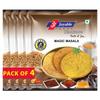 Joyable Khakhra - Magic Masala| Dry Chapati | Khakra Fresh Gujarati Namkeen Snacks | Ready To Eat - Roasted - Khakhra Snacks| Vacuum Packed - Pack of 4 (Magic Masala - 200 Gms Each) view 1