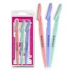 Majestique 3pcs Eyebrow Razor Shaper & Trimmer Face Shave Touch-Up Tool, Facial Shaver for Women and Men view 1