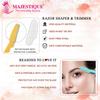 Majestique 3pcs Eyebrow Razor Shaper & Trimmer Face Shave Touch-Up Tool, Facial Shaver for Women and Men view 4
