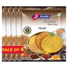 Joyable Khakhra - Palak| Dry Chapati | Khakra Fresh Gujarati Namkeen Snacks | Ready To Eat - Roasted - Khakhra Snacks| Vacuum Packed - Pack of 4 (Palak - 200 Gms Each) view 1