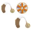 FCS Behind The Ear (F-136 Hearing Aid) Personal Hearing Instrument Pair of Both Ear With 6 Batteries for Mild to Moderate Hearing Loss (3 Month Seller Warranty). view 1