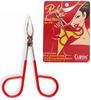 PROFESSIONAL Salon TWEEZERS with Easy Scissor Handle, The BEST PRECISION EYEBROW TWEEZERS Men/Women; PORTABLE Beauty Tools for Facial Hair, Ingrown Hair, Blackhead; Red 57RC; MADE IN MEXICO view 1