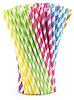 Angelic Printed Designer Paper Straw 6 mm for Shakes, Sodas, Cold Drinks - (Pack of 100/bag) view 4