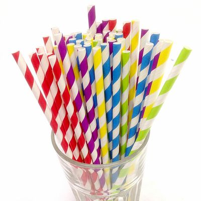 Angelic Printed Designer Paper Straw 10 mm for Shakes, Sodas, Cold Drinks - (Pack of 2x50/bag)