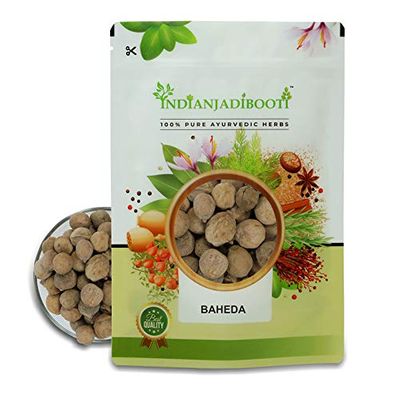 IndianJadiBooti Baheda for good digestion and appetite Bibhitaki Sabut Belliric Myrobalan, 250 Grams Pack