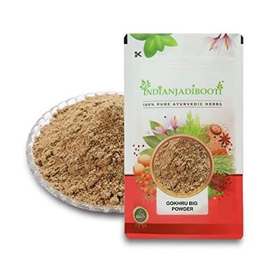 IndianJadiBooti Gokhru Bada Gokshura Tribulus Terrestris Powder, 100 Grams Pack