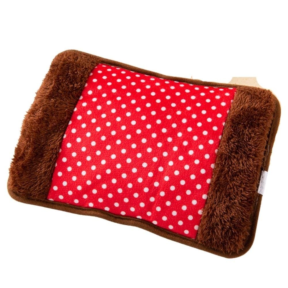 Oneretail Thermotherapy Hot Water bag | Electric Heat Hand Warmer Bag With Soft Velvet Cover | Ideal For Warm Your Hands/Pain Relief/Muscle Relaxation (Multi_color)