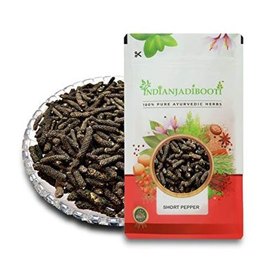 IndianJadiBooti Pipal Choti Pippali Piper Retrofractum, 100 Grams Pack