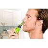 LUSCHE Cordless Touches Nose Trimmer All in One Personal Trimmer, Hair Trimmer Cordless Great for Travel, Nose Hair Trimmer with Built-in LED Light Nose Trimmer for Men (Green - Black) view 1