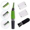 LUSCHE Cordless Touches Nose Trimmer All in One Personal Trimmer, Hair Trimmer Cordless Great for Travel, Nose Hair Trimmer with Built-in LED Light Nose Trimmer for Men (Green - Black) view 2
