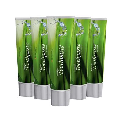 Bio Resurge Life Herbal Toothpaste | Complete Gum Care and Anticavity Spearmint (fight cavities, Causing germs and swelling of gums) (Pack of 6 x 100 gm)