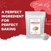 BAKE KING Ammonium Bicarbonate 100gm, Agent Biscuits Food Grade Hornsalt - Hartshorn Perfect for Baking (Cookies and Biscuits) view 2