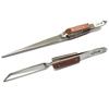 ATAR 4 Pcs Holder Pick-up Tool Fiber Grip Cross Lock curved & Cross Lock Straight Tweezer & Pearl Tweezer & Thick Tweezer Jewelers Pickup tools. view 3