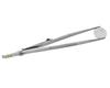 ATAR 4 Pcs Holder Pick-up Tool Fiber Grip Tweezers Fiber Grip Cross Locking & sild lock & 5 prong & Curved Tweezer Jewelers Pickup tools. view 3