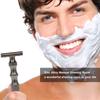 Double Edge Shaving Razor Safety Beard Razor Zinc Alloy Manual Mustache Removal Shaving Tool Fashionable view 2