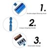 Double Edge Shaving Razor Safety Beard Razor Zinc Alloy Manual Mustache Removal Shaving Tool Fashionable view 3
