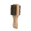 Men's Beard Hair Brush Wood Handle Shaving Brush Men Mustache Brushes Comb Double-Sided Facial Hair Brush view 1