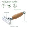 DSR16 Manual Shaver Double-Edged Metal Safety Razor Traditional Men's Double-Edge Shaving Beard Razor view 2