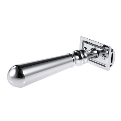 Double Edge Safety Razor Men's Traditional Shaving Razor Long Handled Razor for Dry & Wet Shaving Male Shaving Tool