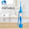 Water Flosser Non-Electric Portable Economical and Suitable, Water Pick Teeth Cleaner Oral Irrigator Simple Cordless Operation, Portable Water Floss Great for Travel Blue view 2