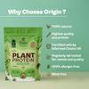 Origin Nutrition 100% Natural Plant Protein Powder, Ranked Best Vegan Protein by Independent Scientific Research, European Pea Protein Isolate & Pumpkin Seed Protein, Easy to Digest Unflavoured with 25g Plant Based Protein, 975gms view 4