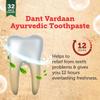 Agrow Dant Vardaan Ayurvedic Toothpaste | Minty Clove Formula for Fresh Breath, Clean Mouth & Shiny Teeth | Herbal Fluoride-Free Toothpaste | 100g Each  Pack of 3 view 3