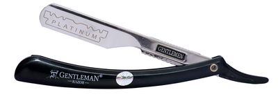 GENTLEMAN Gentleman Razor Stainless Steel Straight Edge Barber Razor For Men Well Balanced Sliding Style Weight (FREE Blade Inside)