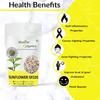 ManHar Organics Raw Sunflower Seeds 500g  Rich in Vitamins and Minerals for Healthy Snacking, Baking | Source of Antioxidants | Surajmukhi Seeds view 4