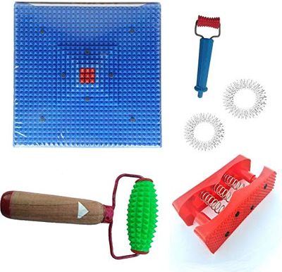 Acs Acupressure Deluxe Mat Acu Therapy Combo Kit Home Gym Kit