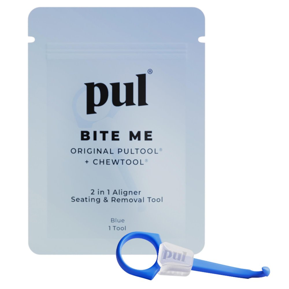 PUL System Aligner Chewies for Invisalign by PULTOOL - Aligner Remover and Chewy Seating Tool - Smile Direct Club Chewie - Acceledent Chew Tubes - Accelerator for Braces