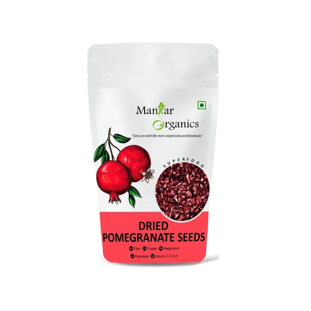 ManHar Organics Dried Pomegranate Seeds 1KG | Natural & Sun-Dried | Rich in Antioxidants & Fiber | Tangy & Flavorful | Anardana | Anar ke Beej for Cooking, Immunity Booster