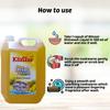 Klinzer Liquid Dishwash Detergent Cleaner Gel | Leaves No Residue | Grease Cleaner For All Utensils | Pineapple Fragrance 5L Bottle view 3