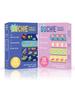 Aya Papaya Ouchie Non-Toxic Printed Bandages Double Combo (40 Pack) - Space Blue & Lavender view 1
