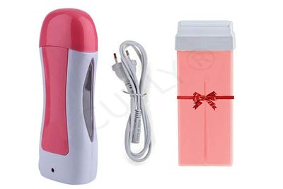 CUVLY Wax Warmer Hair Removal Roll on Wax Heater Machine With Roll-on Wax Refill Cartridge Hair Removal Waxing Kit-100 Ml (Multicolor) new wax heater machine