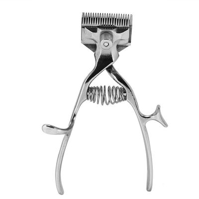 Telituny Manual Hair Trimmer - Hair Removal Trimmer Cutter Hand Classic Clipper Barber Stainless Steel Manual Haircut Tool for Men