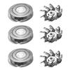 Replacement heads for electric shavers,Waterproof Replacement Blades for Mens Shaver,3-Pack view 1