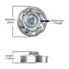 Replacement heads for electric shavers,Waterproof Replacement Blades for Mens Shaver,3-Pack view 2