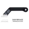 Decdeal Professional Tile Grout Remover Angled Tile Grout Saw for Quick Grout Removal Tile Cleaning 8in view 2