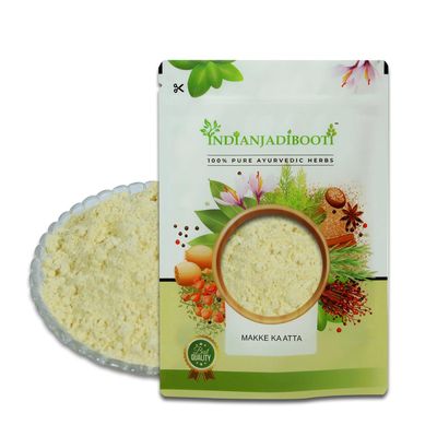 IndianJadiBooti Makke ka Atta - Corn Flour - Maize Flour, 100 Grams