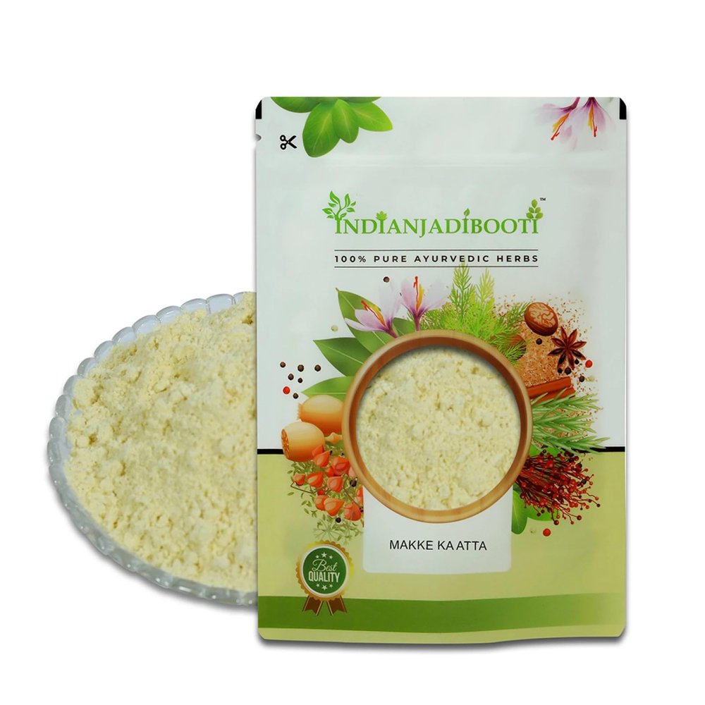 IndianJadiBooti Makke ka Atta - Corn Flour - Maize Flour, 100 Grams