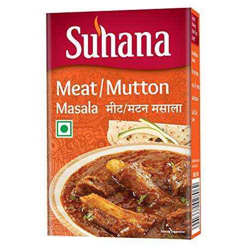 Suhana Mutton (Meat) Masala 50g Box - Pack of 6
