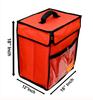 Quaffor Red Food/Pizza/Tiffin Delivery Bag 16 * 18 * 12 view 2