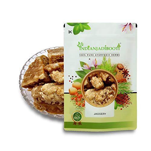 IndianJadiBooti Gud (Without Masala) Pure Jaggery | Pure and free from spices or added flavors | 400 Grams