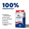 Kressa 2 Ply Toilet Tissue Roll | Bathroom Tissue | Toilet Paper | 18 Rolls 240 Pulls Per Roll With Total 4320 Pulls Made Of 100% Imported Natural Virgin Pulp view 2