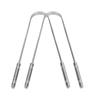 BeatStock,Stainless Steel Tongue Cleaner Scraper in Silver color For Bacteria Inhibiting and Fresh Breath and Oral Health (4) view 3