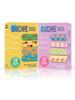 Aya Papaya Ouchie Non-Toxic Printed Bandages Double Combo (40 Pack) - Yellow & Lavender view 1
