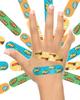 Aya Papaya Ouchie Non-Toxic Printed Bandages Double Combo (40 Pack) - Yellow & Lavender view 3