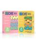 Aya Papaya Ouchie Non-Toxic Printed Bandages Double Combo (40 Pack) - Pink & Yellow view 1
