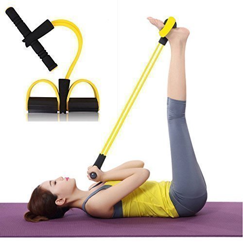 YUVI TRADERS Pull Reducer, Waist Reducer Body Shaper Trimmer for Reducing Your Waistline and Burn Off Extra Calories, Arm Exercise, Tummy Fat Burner, Body Building Training, Toning Tube (Multi Color)