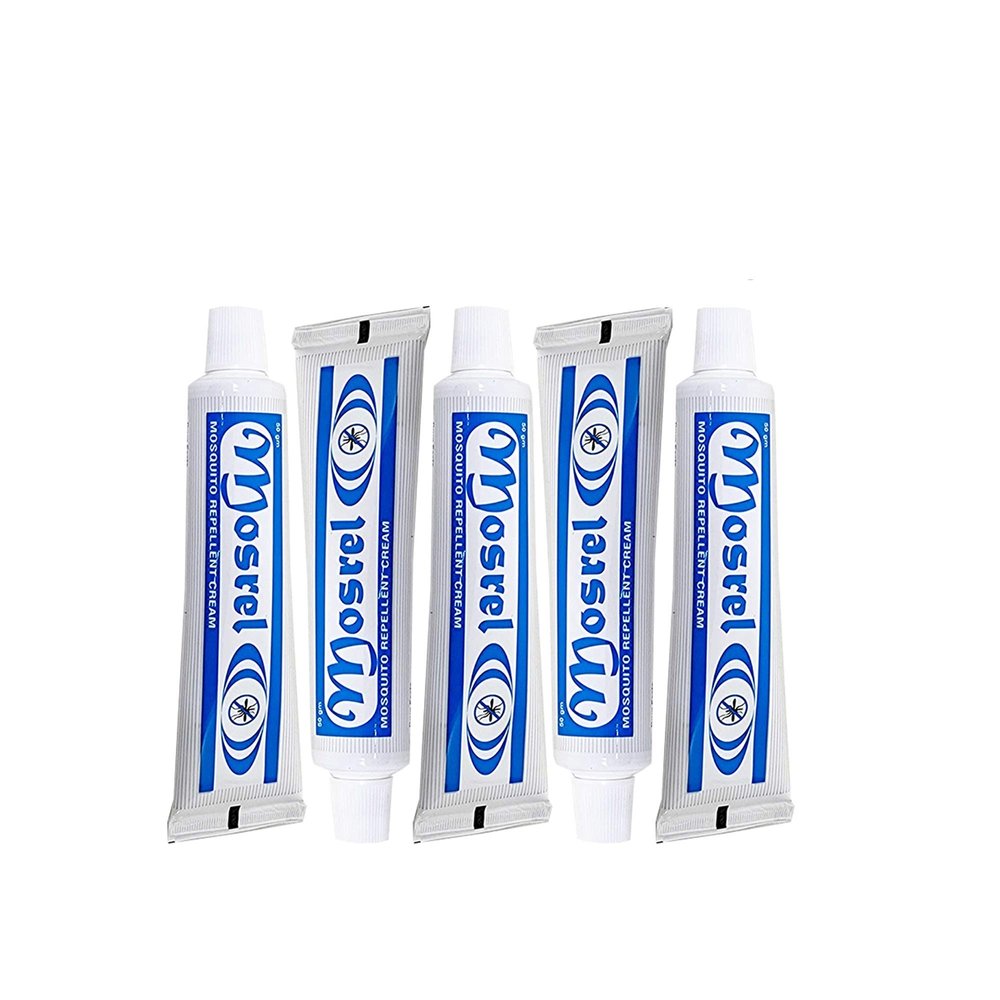 Mosrel Mosquito Repellent Cream clinically Proven Brand of Mosquito Repellent That Offers The Most Effective Protection from Mosquitoes (5 x 50 g)